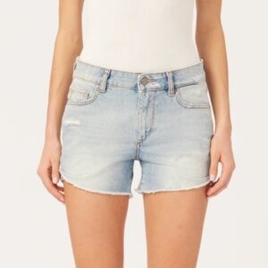 DL1961 Karlie Short Boyfriend 3.5" Westside DL Vintage Light Distressing Denim
